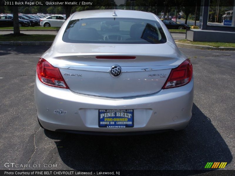 Quicksilver Metallic / Ebony 2011 Buick Regal CXL