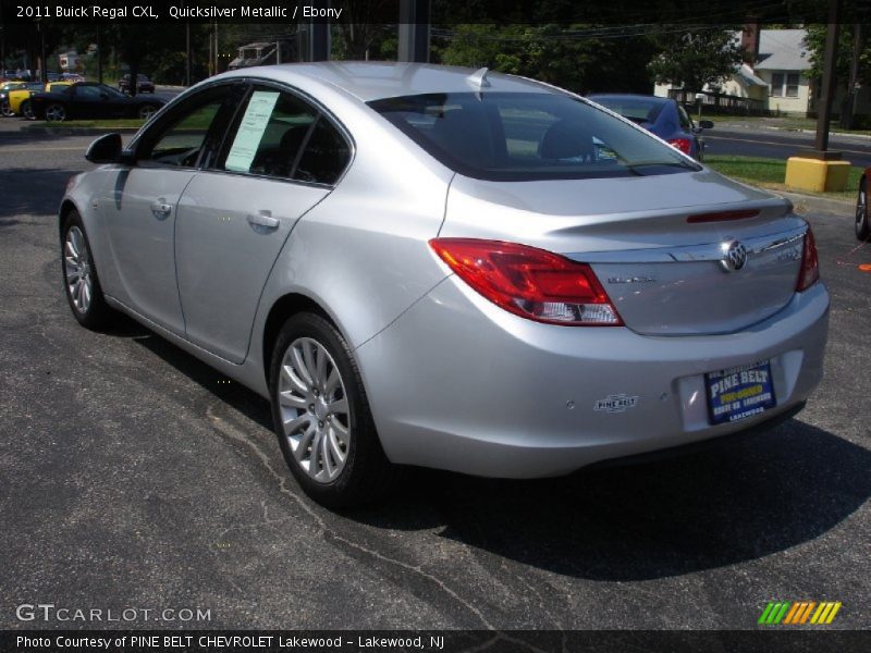 Quicksilver Metallic / Ebony 2011 Buick Regal CXL