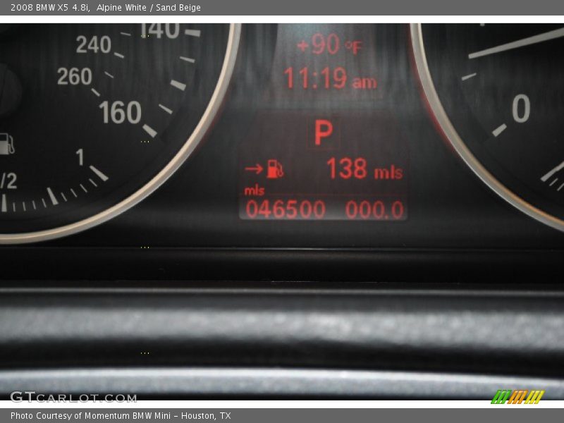 Alpine White / Sand Beige 2008 BMW X5 4.8i