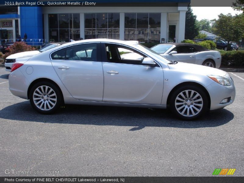 Quicksilver Metallic / Ebony 2011 Buick Regal CXL
