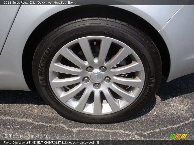 Quicksilver Metallic / Ebony 2011 Buick Regal CXL