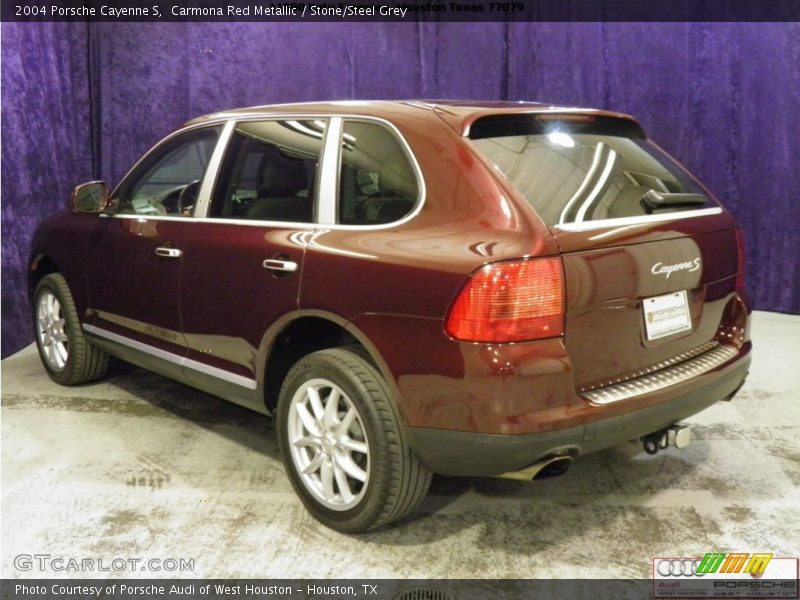 Carmona Red Metallic / Stone/Steel Grey 2004 Porsche Cayenne S