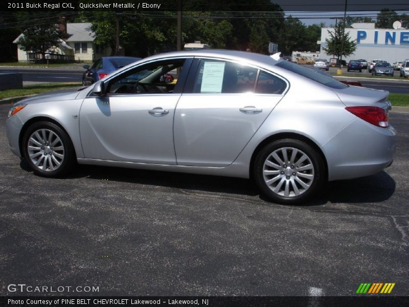 Quicksilver Metallic / Ebony 2011 Buick Regal CXL