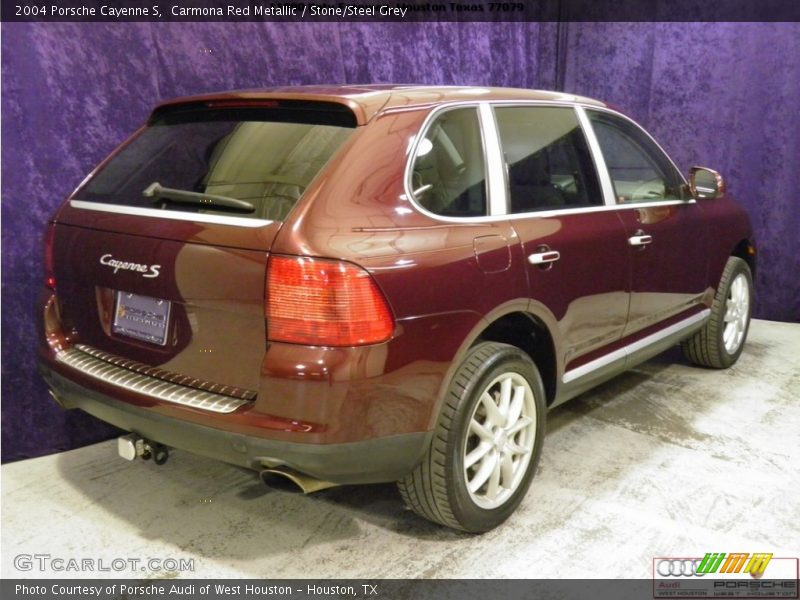 Carmona Red Metallic / Stone/Steel Grey 2004 Porsche Cayenne S