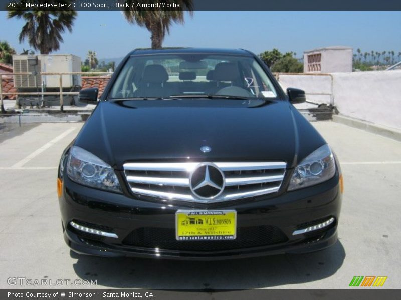 Black / Almond/Mocha 2011 Mercedes-Benz C 300 Sport