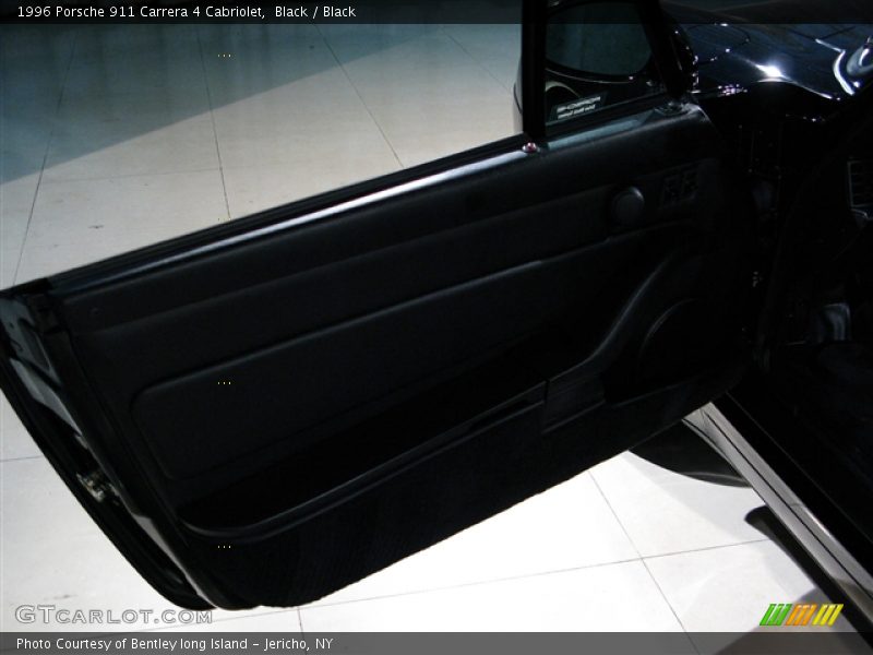 Black / Black 1996 Porsche 911 Carrera 4 Cabriolet