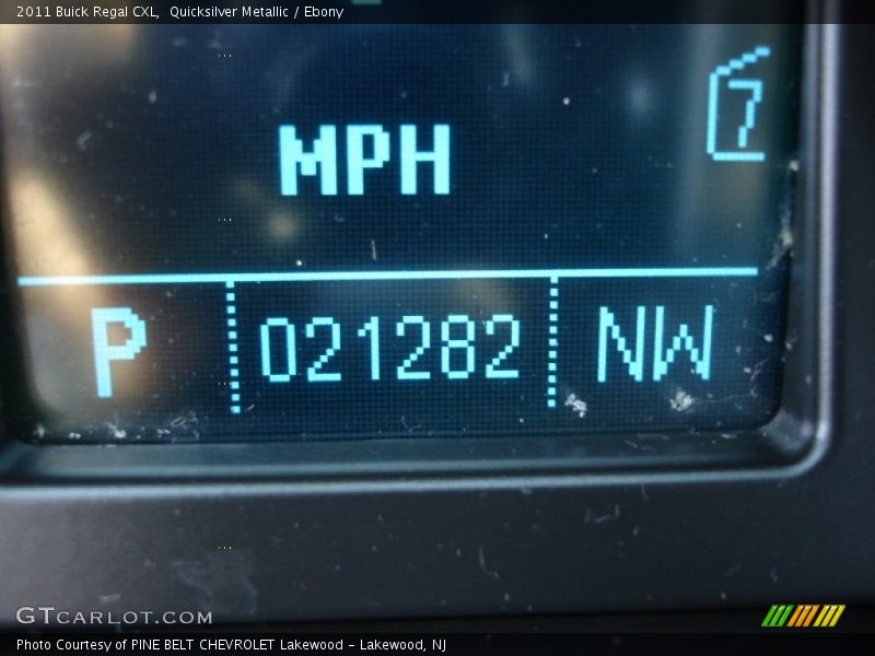 Quicksilver Metallic / Ebony 2011 Buick Regal CXL