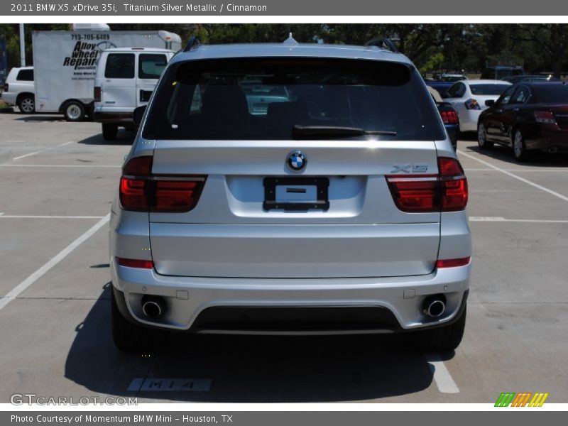 Titanium Silver Metallic / Cinnamon 2011 BMW X5 xDrive 35i