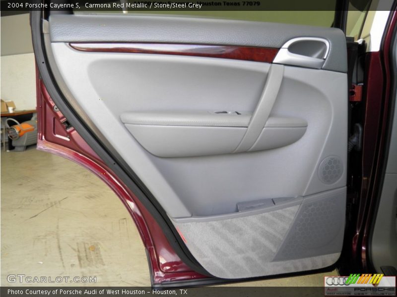 Carmona Red Metallic / Stone/Steel Grey 2004 Porsche Cayenne S