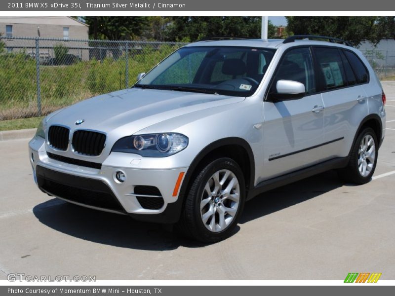 Titanium Silver Metallic / Cinnamon 2011 BMW X5 xDrive 35i