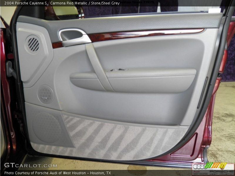 Carmona Red Metallic / Stone/Steel Grey 2004 Porsche Cayenne S