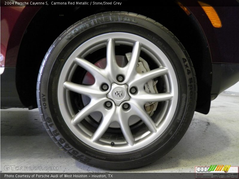 Carmona Red Metallic / Stone/Steel Grey 2004 Porsche Cayenne S