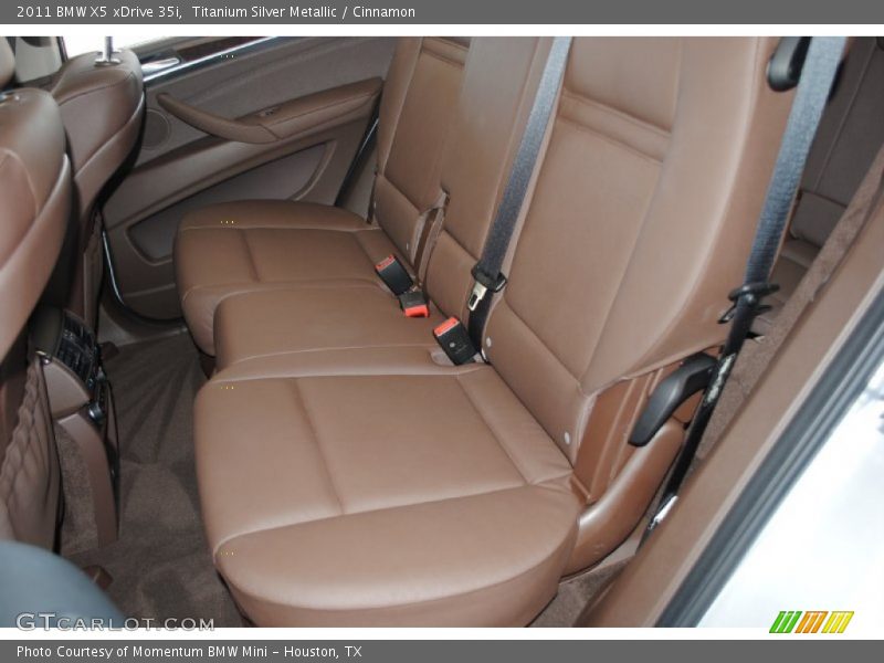 Titanium Silver Metallic / Cinnamon 2011 BMW X5 xDrive 35i