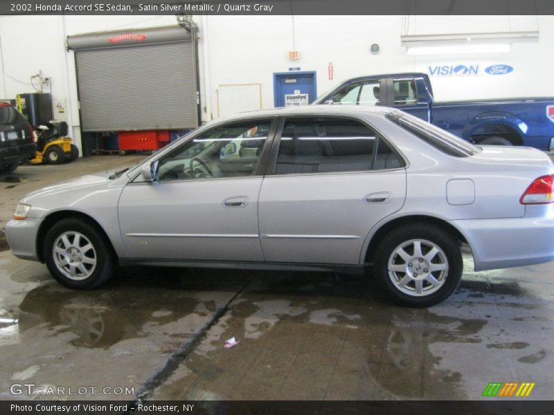 Satin Silver Metallic / Quartz Gray 2002 Honda Accord SE Sedan