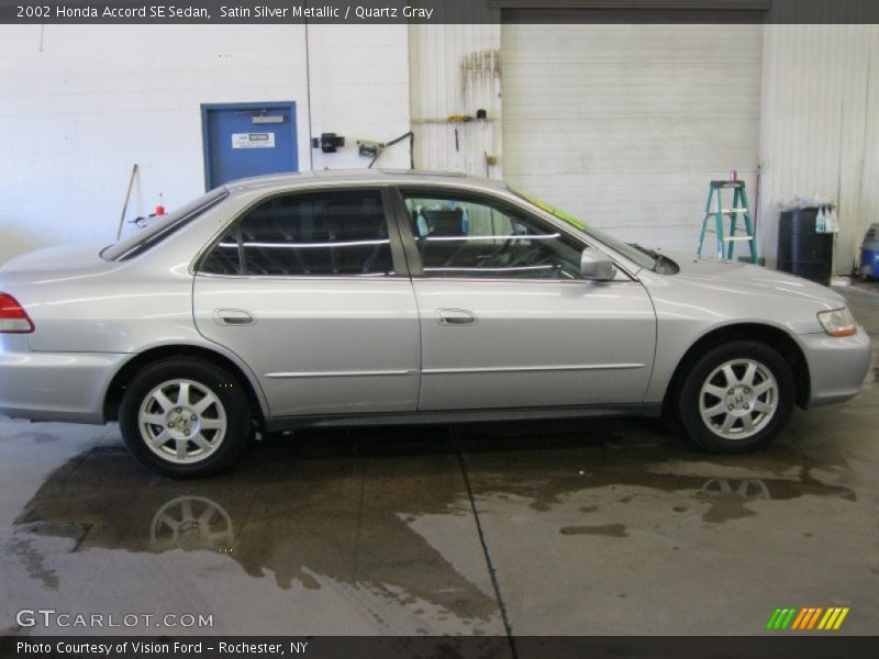 Satin Silver Metallic / Quartz Gray 2002 Honda Accord SE Sedan