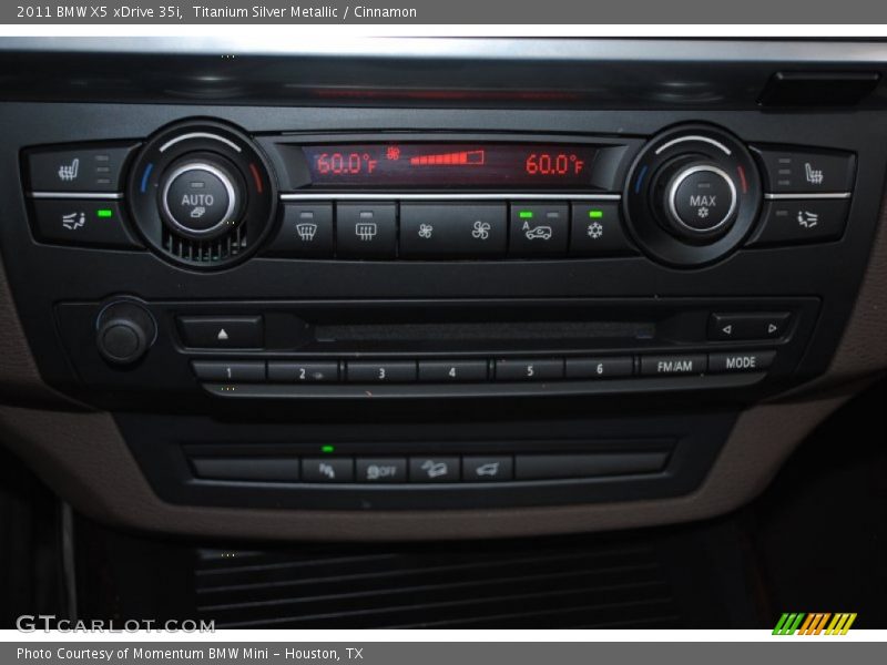 Titanium Silver Metallic / Cinnamon 2011 BMW X5 xDrive 35i