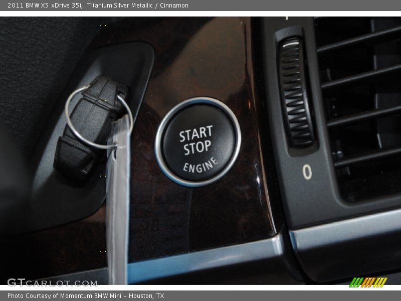 Titanium Silver Metallic / Cinnamon 2011 BMW X5 xDrive 35i