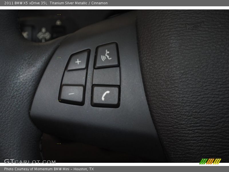 Titanium Silver Metallic / Cinnamon 2011 BMW X5 xDrive 35i