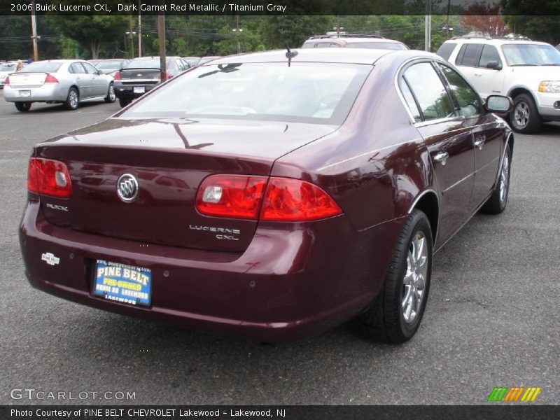 Dark Garnet Red Metallic / Titanium Gray 2006 Buick Lucerne CXL