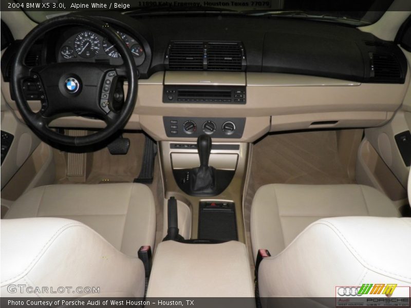 Alpine White / Beige 2004 BMW X5 3.0i