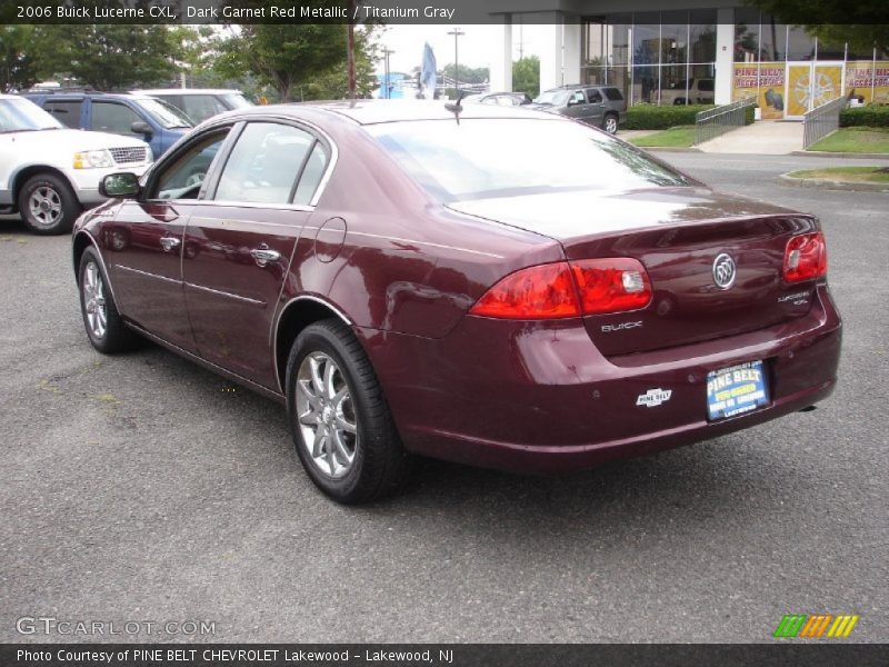 Dark Garnet Red Metallic / Titanium Gray 2006 Buick Lucerne CXL