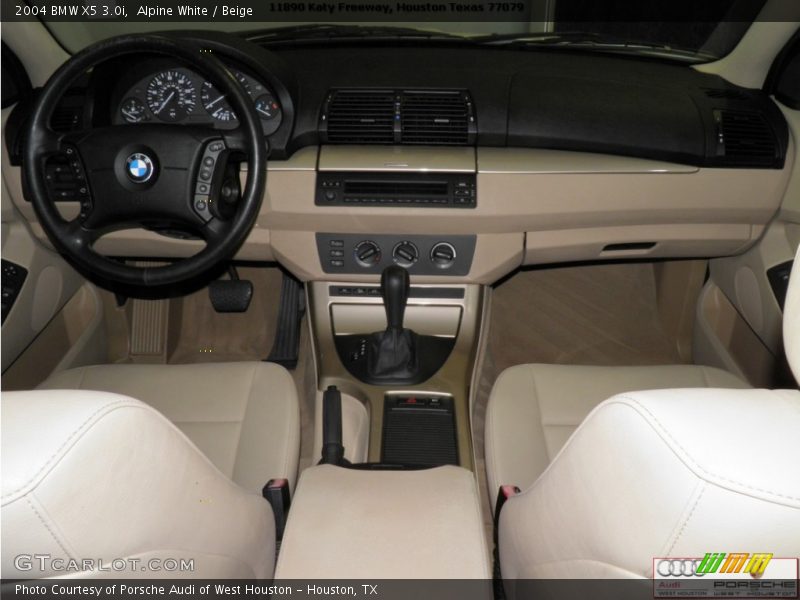 Alpine White / Beige 2004 BMW X5 3.0i