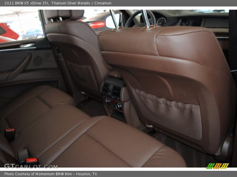 Titanium Silver Metallic / Cinnamon 2011 BMW X5 xDrive 35i