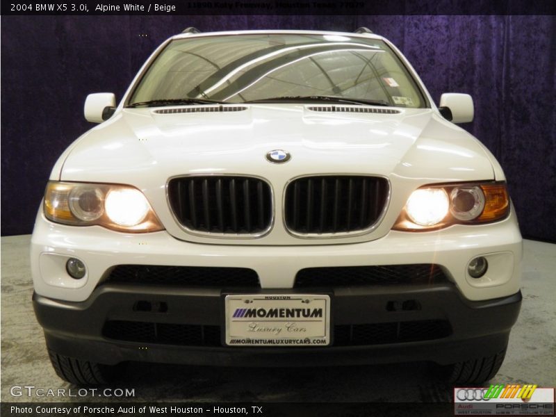 Alpine White / Beige 2004 BMW X5 3.0i