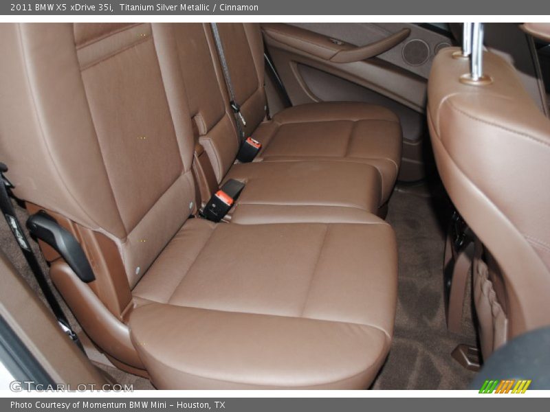 Titanium Silver Metallic / Cinnamon 2011 BMW X5 xDrive 35i