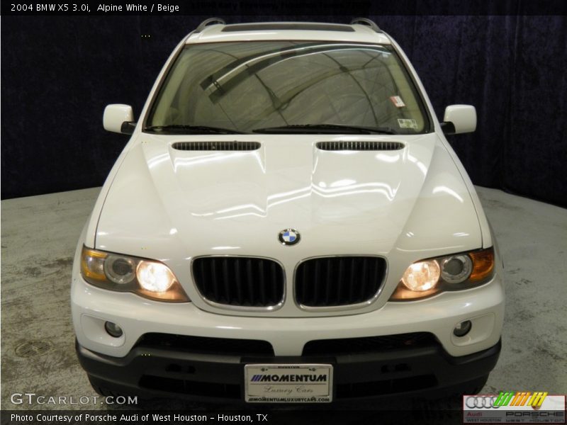 Alpine White / Beige 2004 BMW X5 3.0i