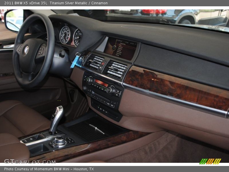 Titanium Silver Metallic / Cinnamon 2011 BMW X5 xDrive 35i