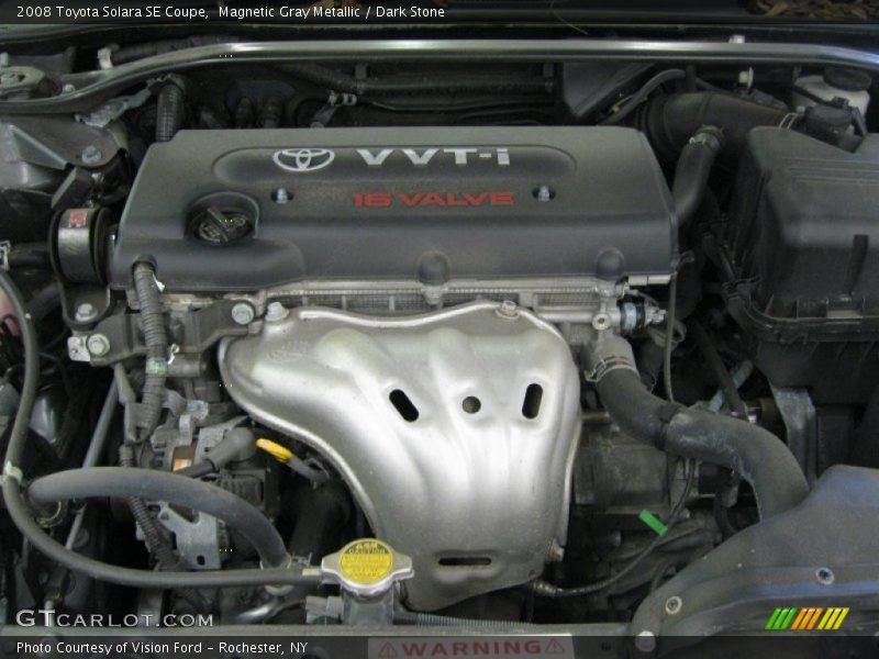  2008 Solara SE Coupe Engine - 2.4 Liter DOHC 16-Valve VVT-i 4 Cylinder