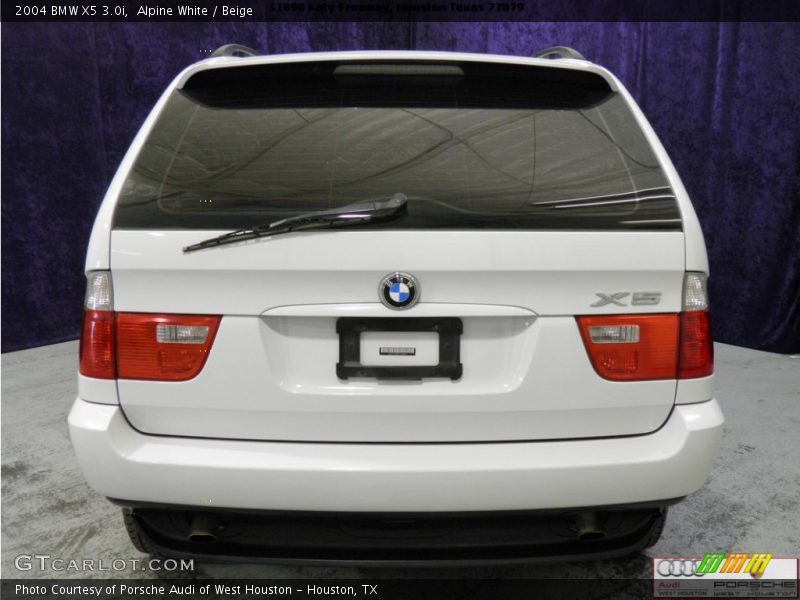 Alpine White / Beige 2004 BMW X5 3.0i