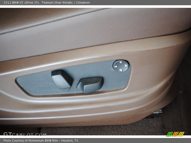Titanium Silver Metallic / Cinnamon 2011 BMW X5 xDrive 35i