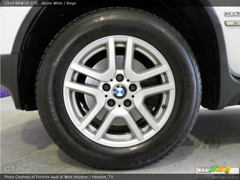 Alpine White / Beige 2004 BMW X5 3.0i