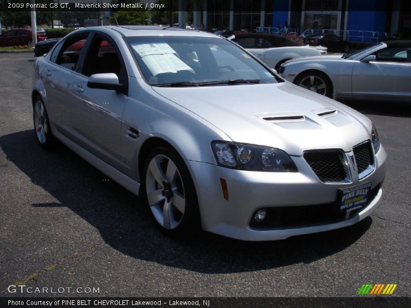 Maverick Silver Metallic / Onyx 2009 Pontiac G8 GT