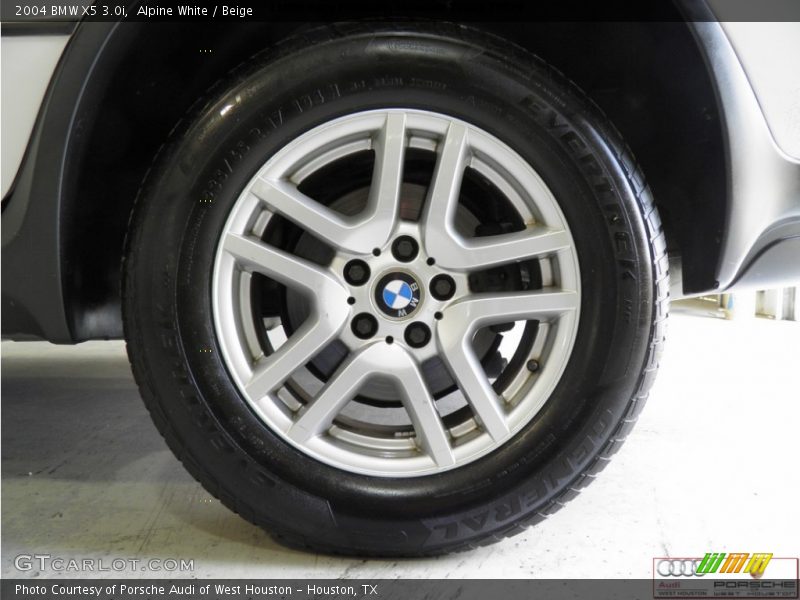 Alpine White / Beige 2004 BMW X5 3.0i