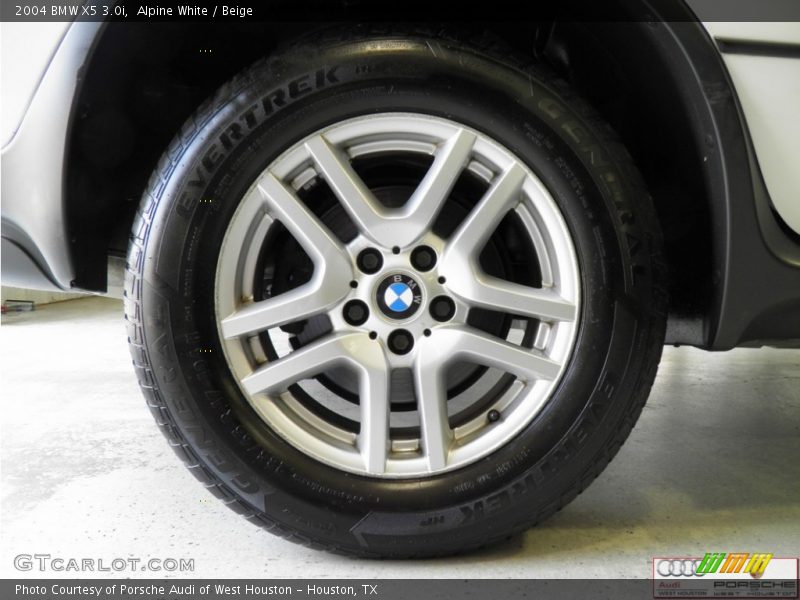 Alpine White / Beige 2004 BMW X5 3.0i
