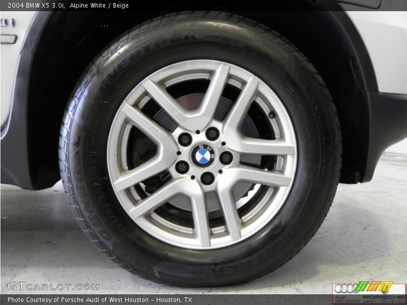 Alpine White / Beige 2004 BMW X5 3.0i