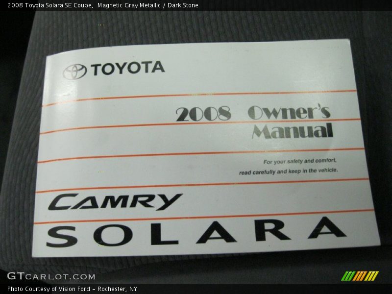 Magnetic Gray Metallic / Dark Stone 2008 Toyota Solara SE Coupe