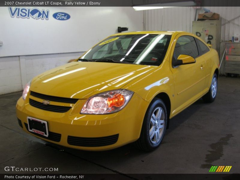 Rally Yellow / Ebony 2007 Chevrolet Cobalt LT Coupe