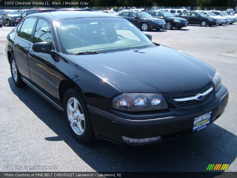 Black / Medium Gray 2003 Chevrolet Impala LS