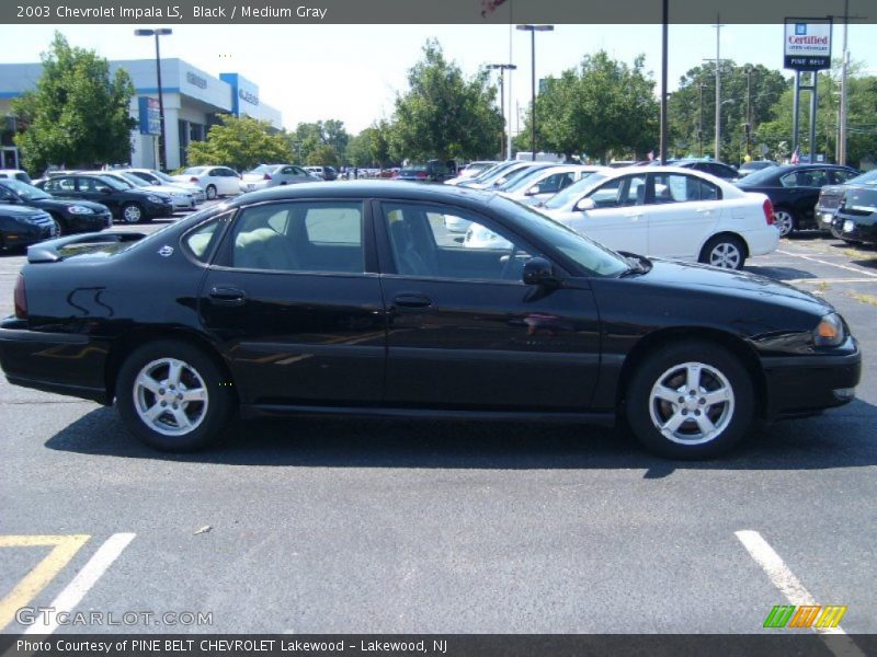 Black / Medium Gray 2003 Chevrolet Impala LS