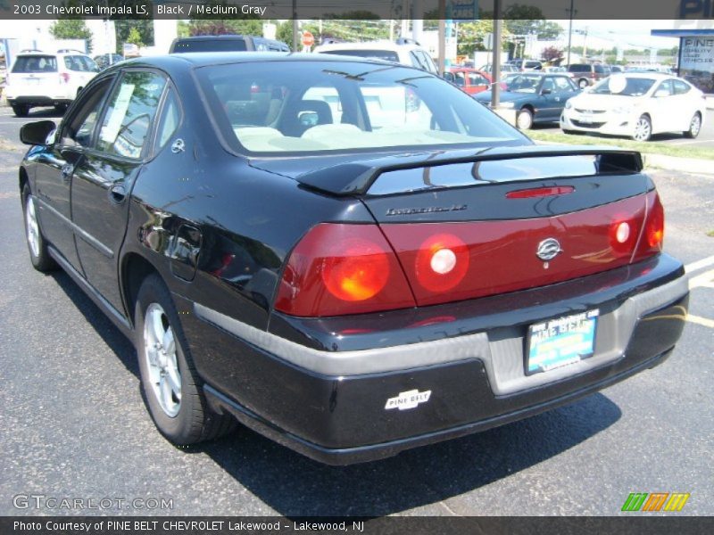 Black / Medium Gray 2003 Chevrolet Impala LS