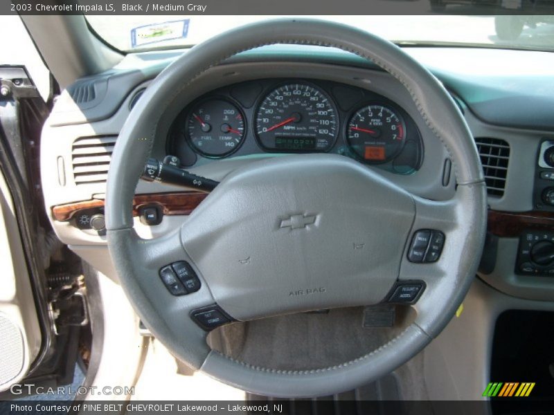 Black / Medium Gray 2003 Chevrolet Impala LS