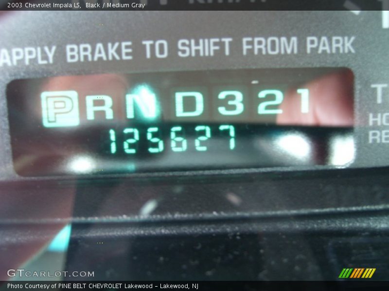 Black / Medium Gray 2003 Chevrolet Impala LS
