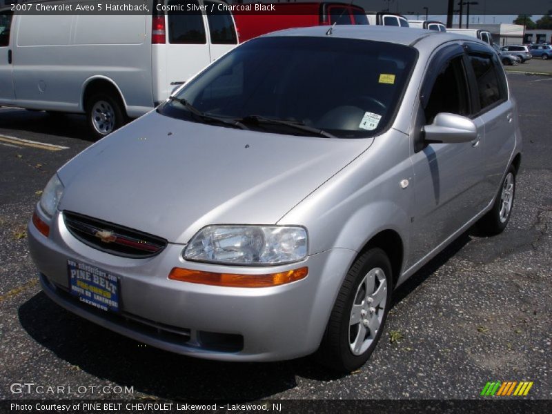 Cosmic Silver / Charcoal Black 2007 Chevrolet Aveo 5 Hatchback
