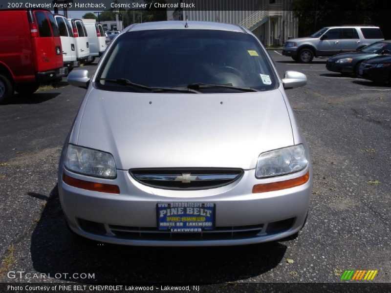 Cosmic Silver / Charcoal Black 2007 Chevrolet Aveo 5 Hatchback