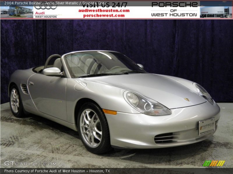 Arctic Silver Metallic / Graphite Grey 2004 Porsche Boxster