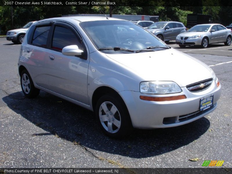 Cosmic Silver / Charcoal Black 2007 Chevrolet Aveo 5 Hatchback